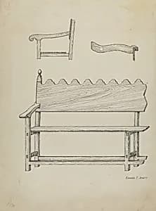 Mission Bed by Edward Jewett