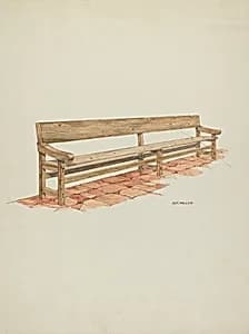 Mission Bench by Randolph F. Miller