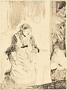 Mlle Bécat by Edgar Degas