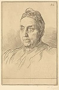Mme. Kemp, 4th plate by Alphonse Legros