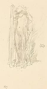 Model Draping by James McNeill Whistler