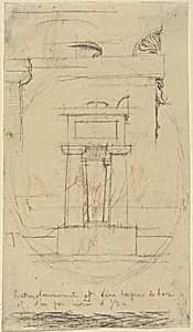 Moliere's Tomb by Charles Meryon