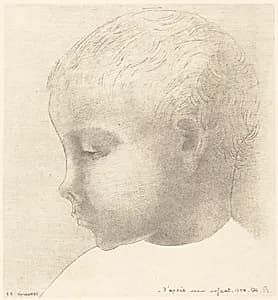 Mon Enfant (My Child) by Odilon Redon