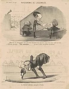 Monsieur le sténographe ... by Honoré Daumier