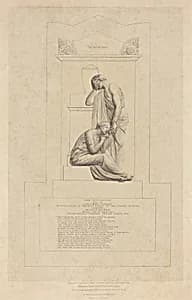 Monument to John Hudleston by Richard James Lane after John Flaxman