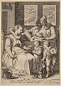 Morning by Jan Pietersz Saenredam, after Hendrik Goltzius