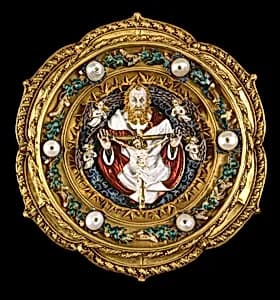Morse with the Trinity by French 15th Century (Trinity and Angels); European 19th Century (setting)