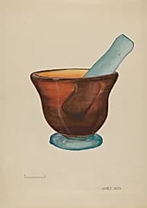 Mortar and Pestle by Janet Riza