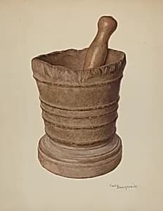 Mortar and Pestle by Carl Buergerniss
