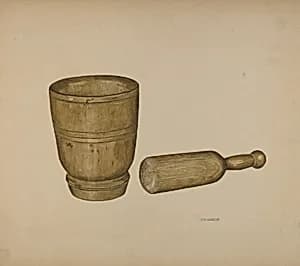 Mortar and Pestle by Clarence W. Dawson