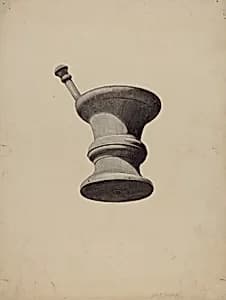 Mortar and Pestle Sign by Sydney Roberts
