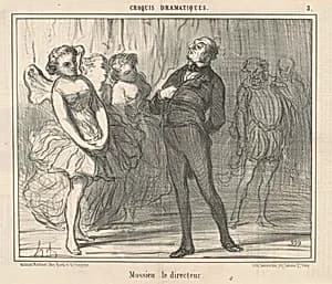 Mossieu la directeur by Honoré Daumier