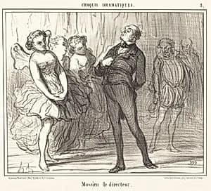 Mossieu le directeur by Honoré Daumier