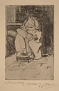 Mother and Child by Julian Alden Weir