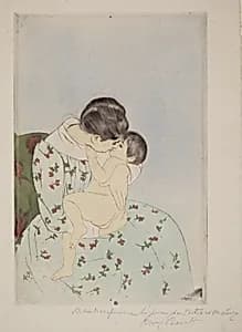 Mother's Kiss by Mary Cassatt