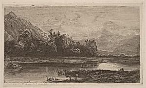 Mountain Lake by Alexandre Calame