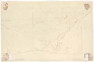 Mountain Landscape [verso] by Thomas Cole