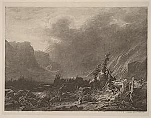 Mountain Storm by Alexandre Calame