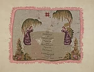 Mourning Embroidery by William Parkinson