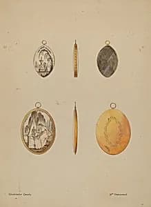 Mourning Pendants by William P. Shearwood