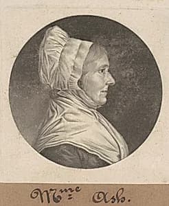 Mrs. Ash by Charles B. J. Févret de Saint-Mémin