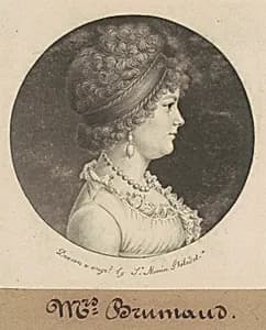 Mrs. Brumaud by Charles B. J. Févret de Saint-Mémin