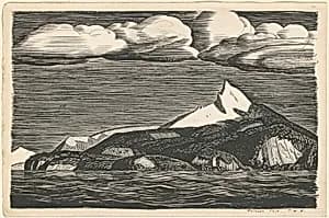 Mt. Seymour, Admiralty Sound by Rockwell Kent