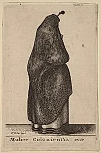 Mulier Coloniensis by Wenceslaus Hollar