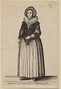 Mulier ex inferiori Palainatu by Wenceslaus Hollar