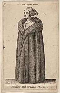 Mulier Hibernica vel Irlandica by Wenceslaus Hollar