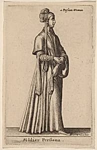 Mulier Persiana by Wenceslaus Hollar