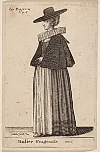 Mulier Pragensis by Wenceslaus Hollar