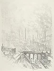 Munitions City, No.I by Joseph Pennell