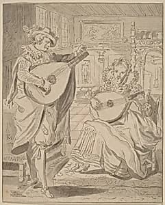 Portrait of Cornelis Ploos van Amstel (editor) and Bernhard Schreuder (printmaker), after Karel van Mander I