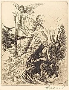 Musician (Musicienne) by Albert Besnard