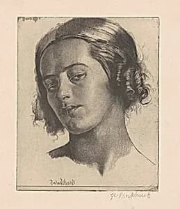 Nadia by Gerald Leslie Brockhurst