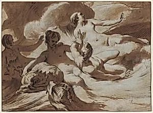 Naiads and Dolphins by Jean-Baptiste-Marie Pierre