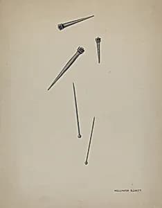 Nails and Pins by Wellington Blewett