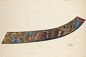 Nameboard from Schooner by Beverly Chichester