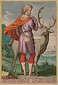 Napthali by Jan Sadeler I after Crispen van den Broecke