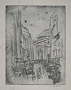 Nassau Street, Looking South by John Marin