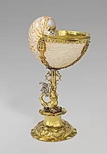 Nautilus Cup by Dutch and Swedish 17th Century