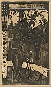 Nave Nave Fenua (Delightful Land) by Paul Gauguin