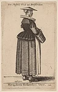 Navigatoris Hollandici Vxor by Wenceslaus Hollar