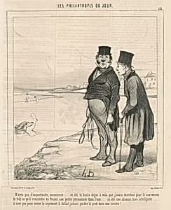 N'ayez pas d'inquiètoude ... by Honoré Daumier