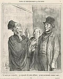 Ne soyez pas inquiets ... by Honoré Daumier