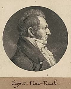 Neil McNeill by Charles B. J. Févret de Saint-Mémin