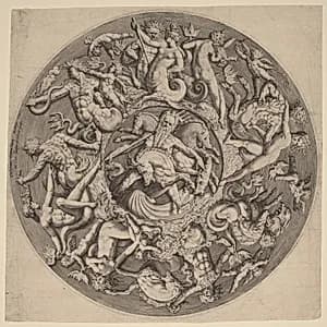 Neptune's Kingdom by Jacques de Gheyn II after Willem Danielsz van Tetrode