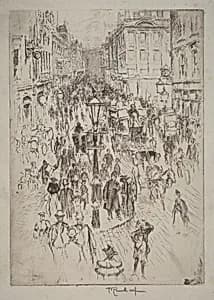 New Oxford Street, London by Joseph Pennell