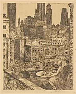 New York, 1931 by Childe Hassam